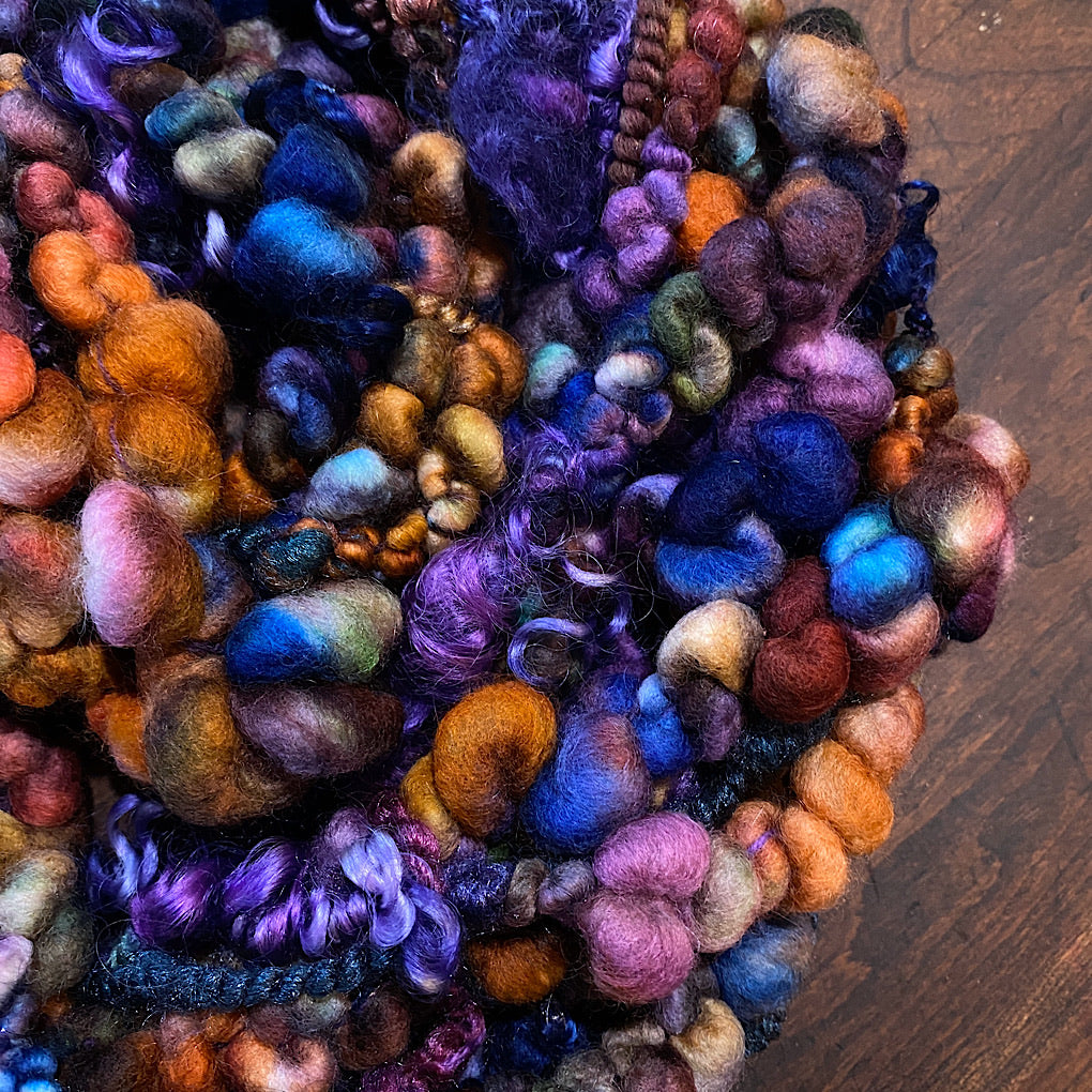 Passionate One-of-a-kind Silk art yarn
