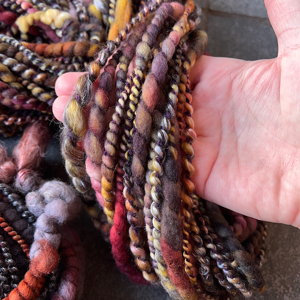 Ambre Smoke - large set of jumbo art yarn 11 oz