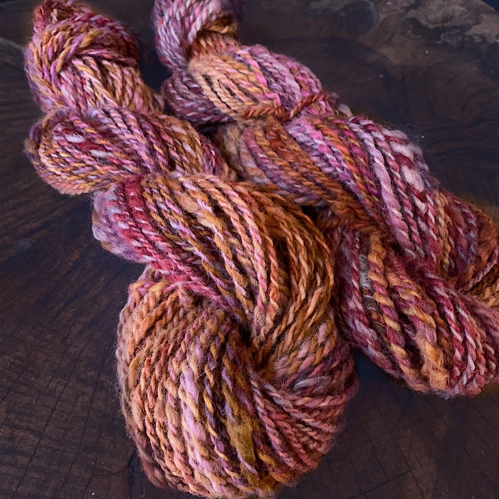 Hand spun alpaca yarn 8