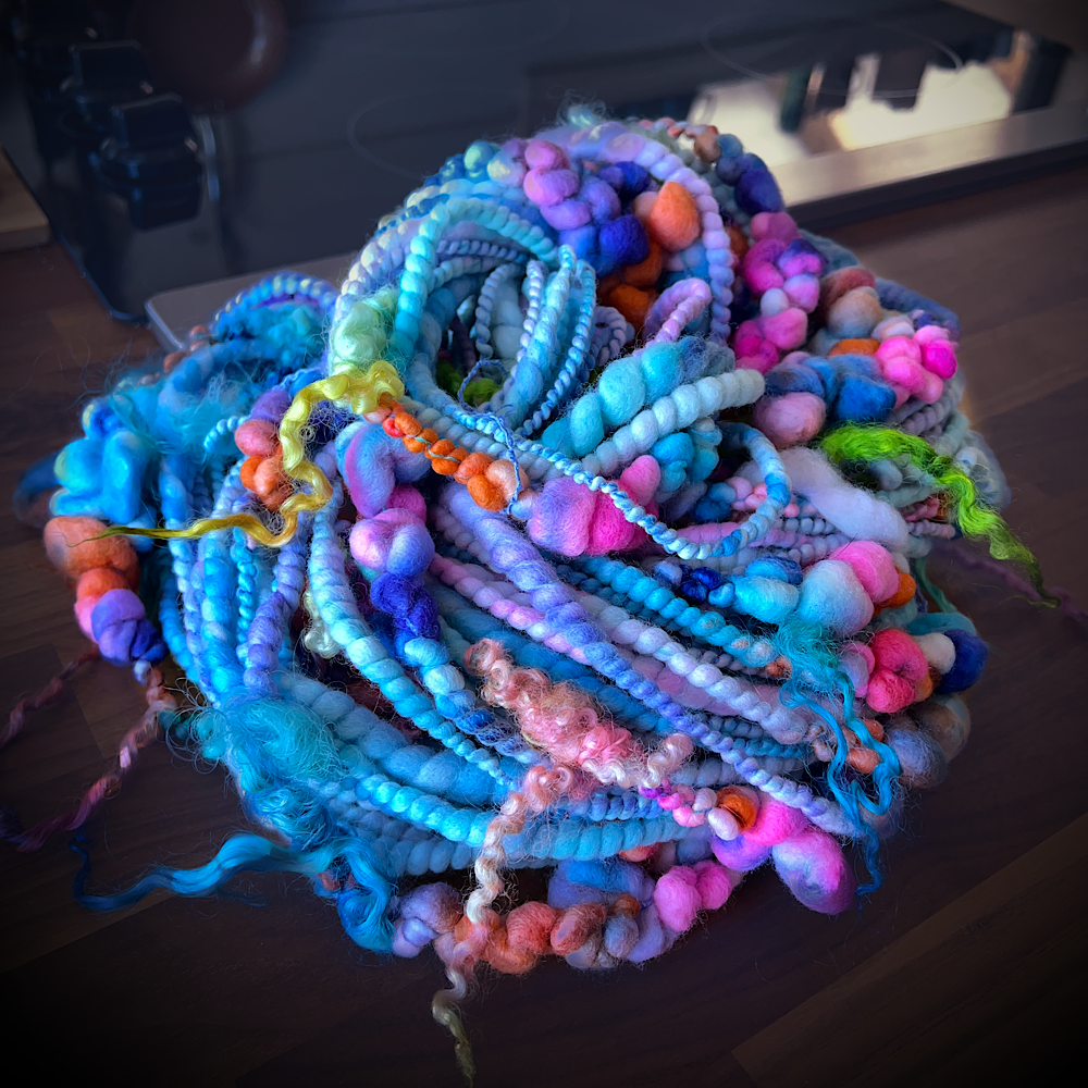 Licorne 2 skeins Set reserved for M. - set of jumbo art yarn