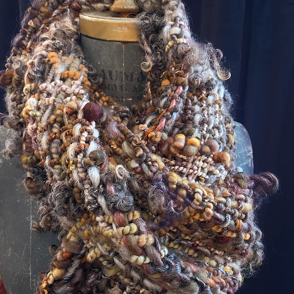 Scarf - Birch wood - merino silk tencel