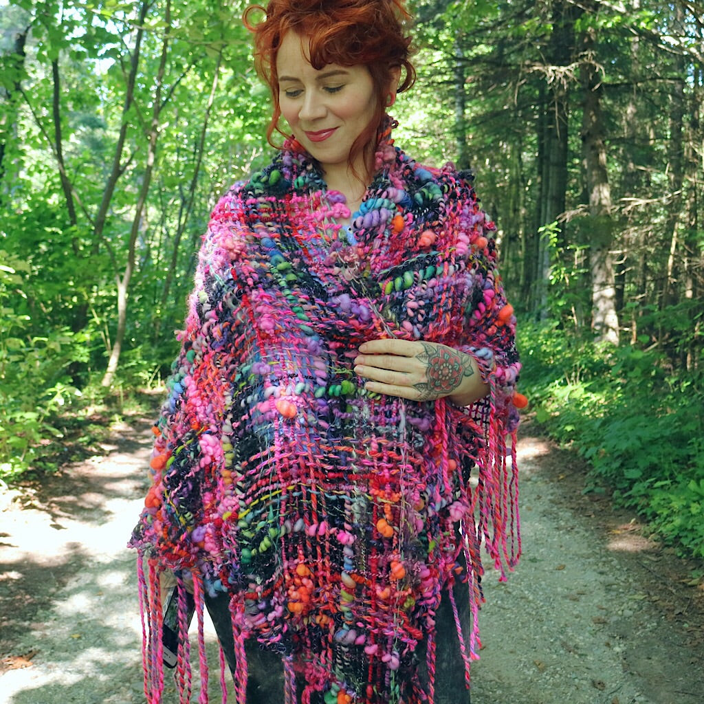Gypsy woven shawl
