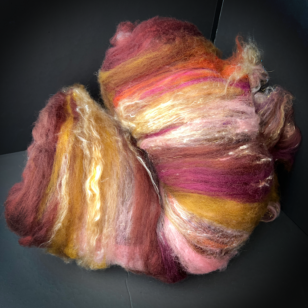 Batt for spinning yarn