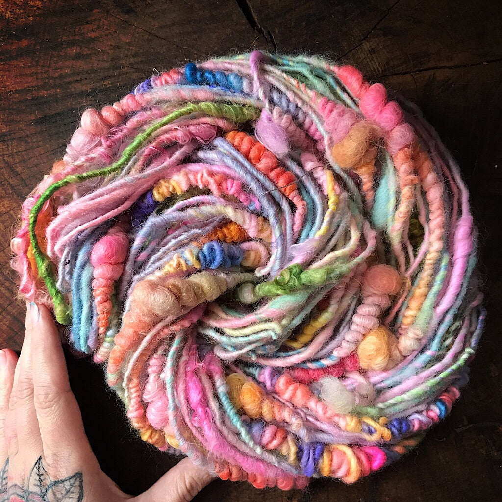 Lollipop art yarn