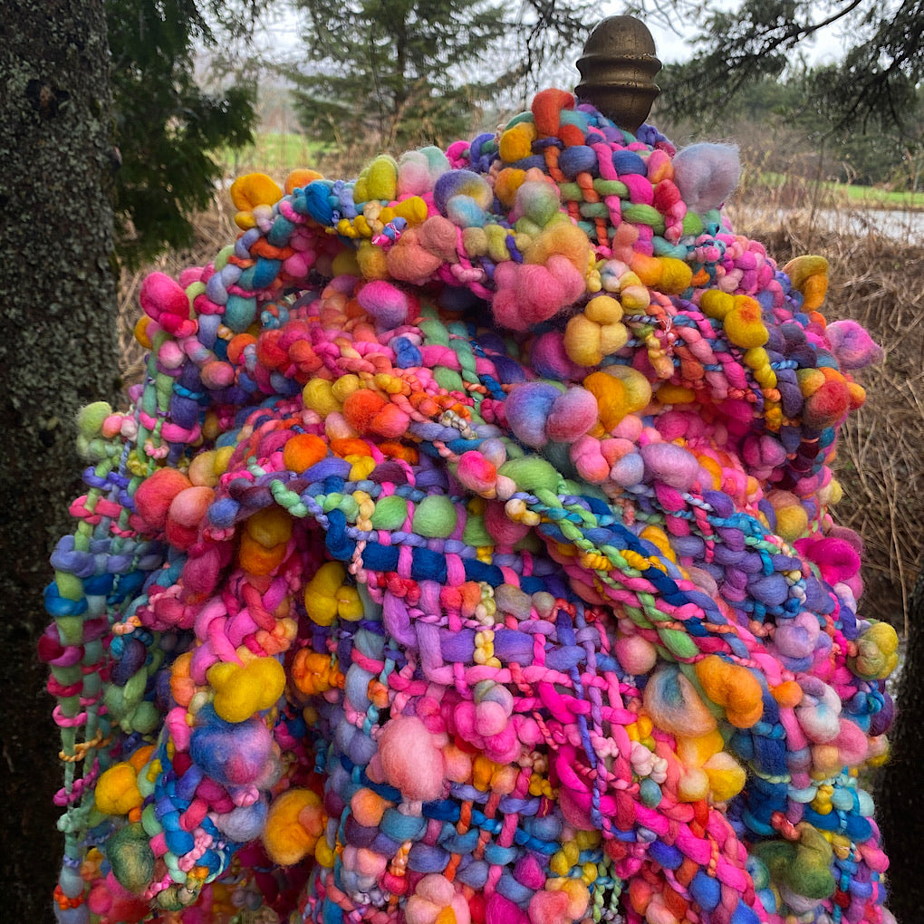 Over the Rainbow shawl 2