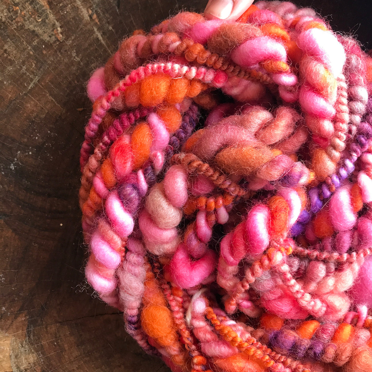 Orange art yarn 100g - Mynoush