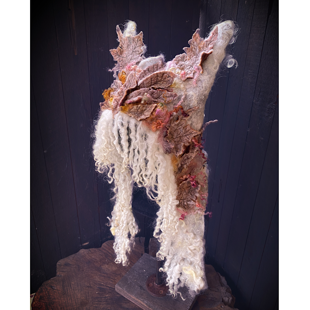 MADE TO ORDER L’esprit des bois felted hood