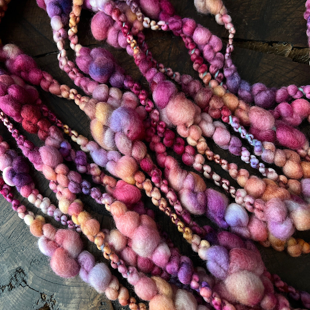 Petits fruits - jumbo boucle yarn