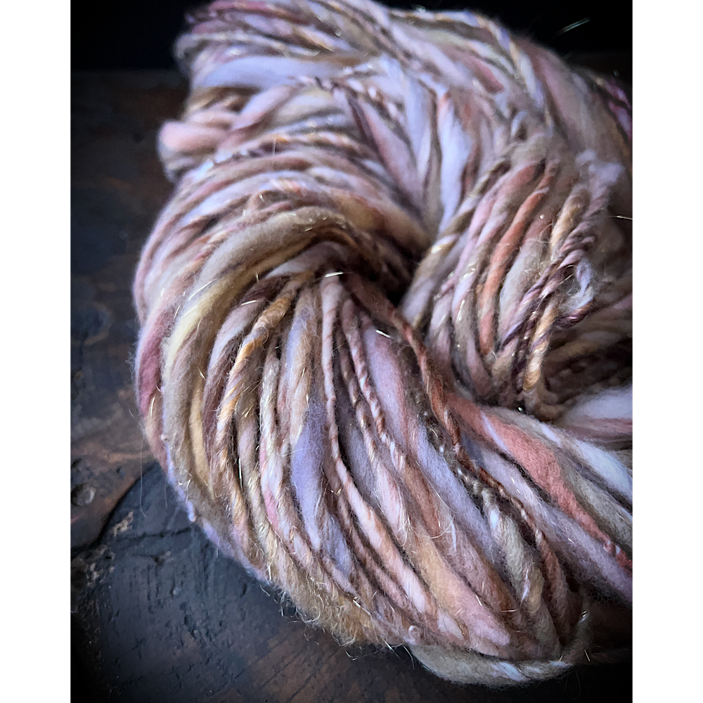 Hand spun yarn single