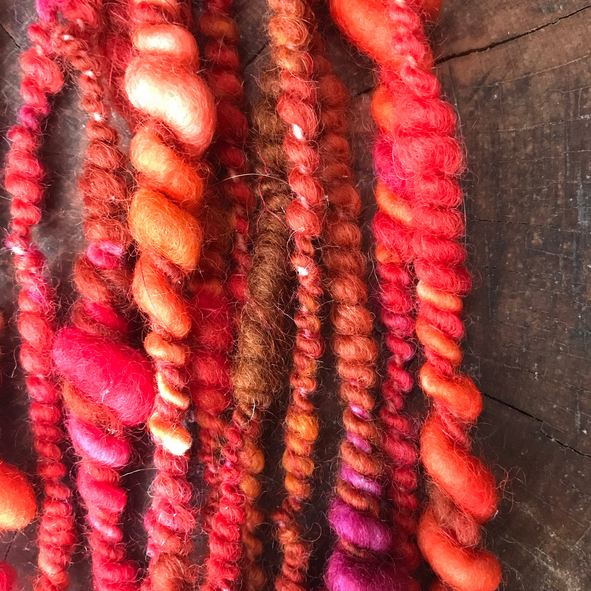 Orange art yarn 100g - Mynoush