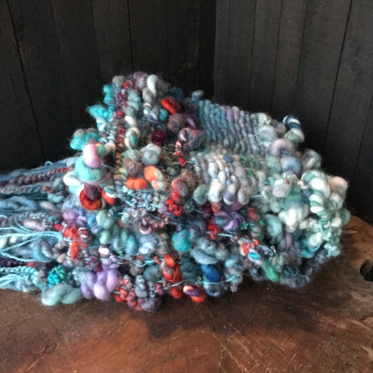 Blue scarf Foulard bleu - Mynoush