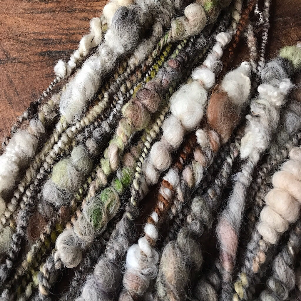 First snow - Art yarn