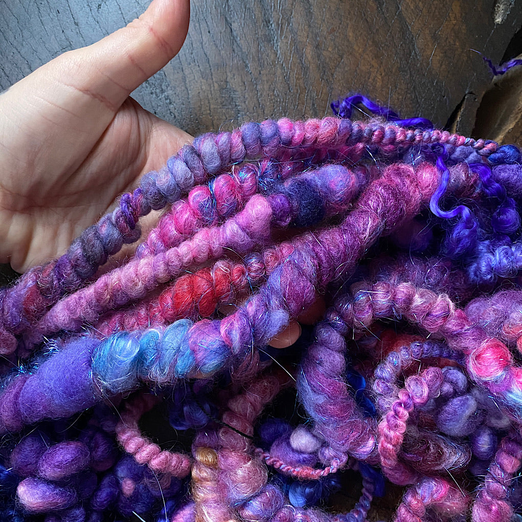 Sweet Ivy - Fluffy sparkly giant art yarn