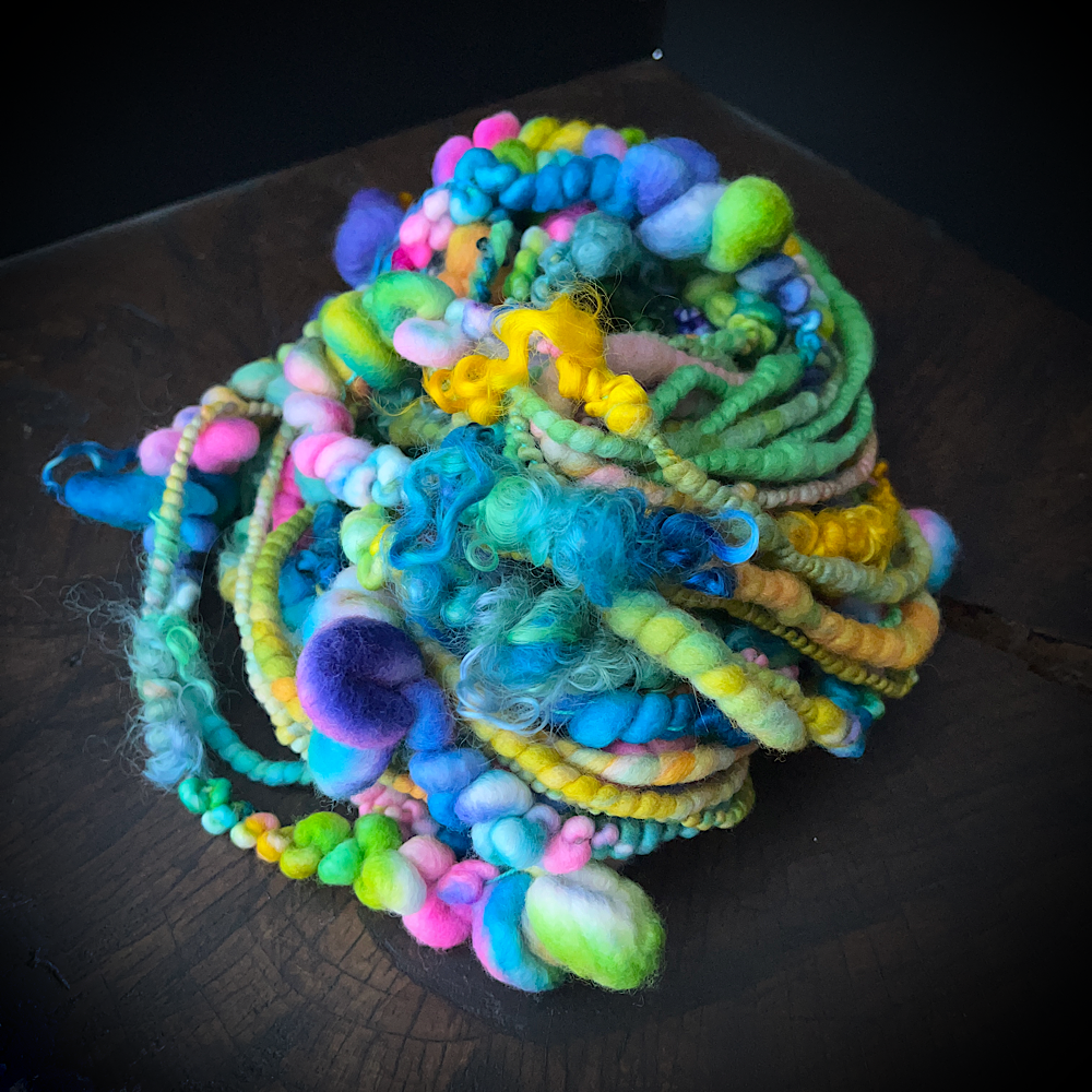 Sunblast  - bubbly art yarn