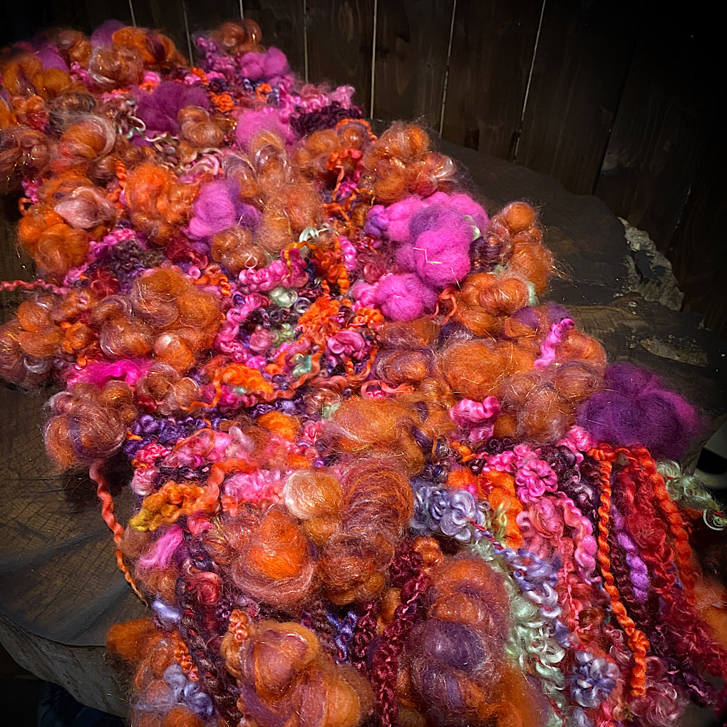 The Fiery Rose Scarf