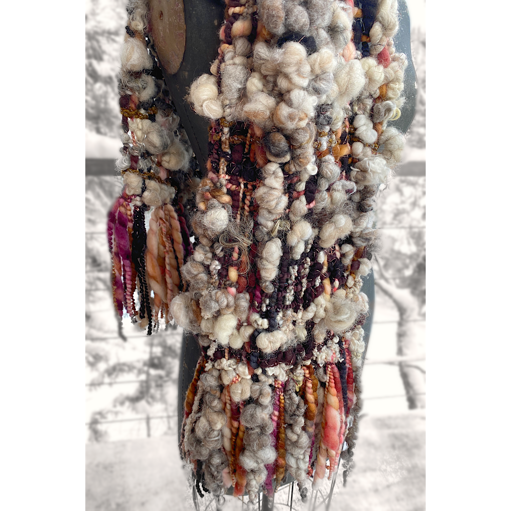 Trees are blushing- Woven scarf