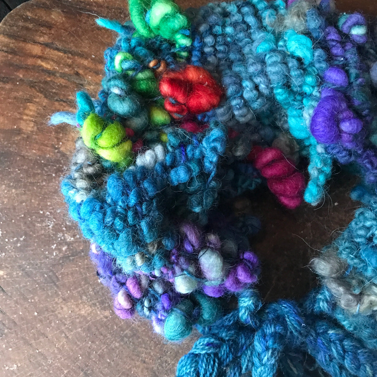 Blue cowl Col bleu - Mynoush