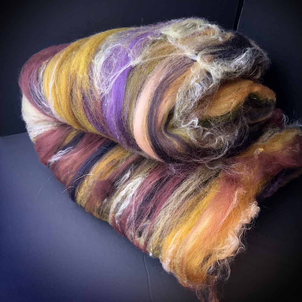 Batt for spinning yarn