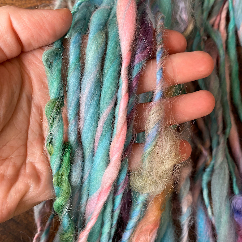 Menthe glacée art yarn