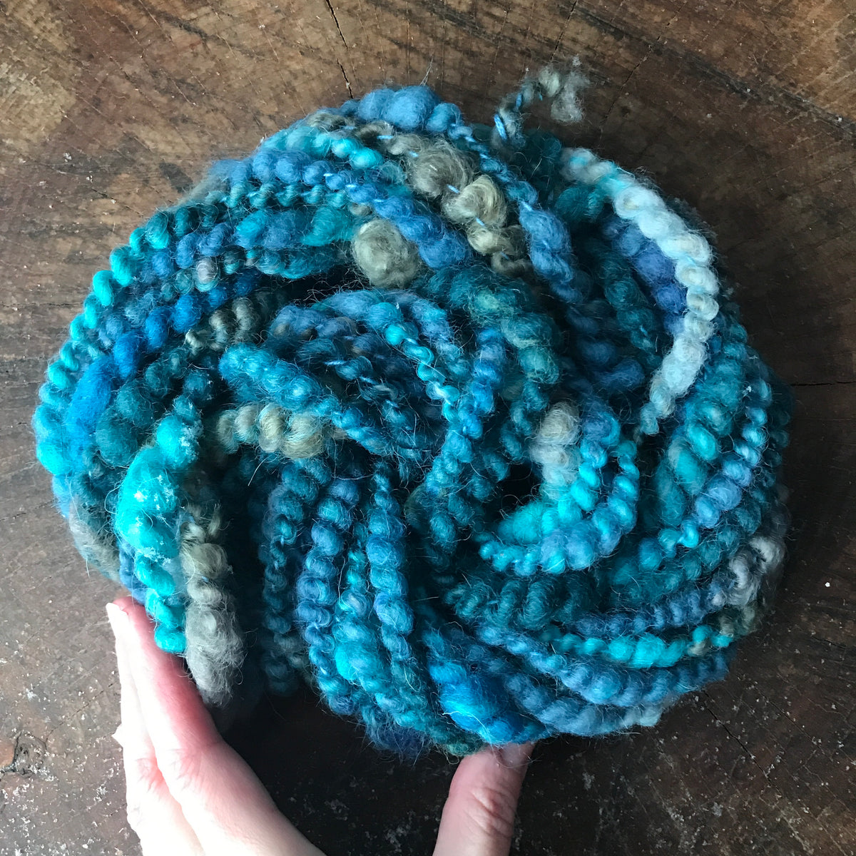 Blue  art yarn 50g - Mynoush