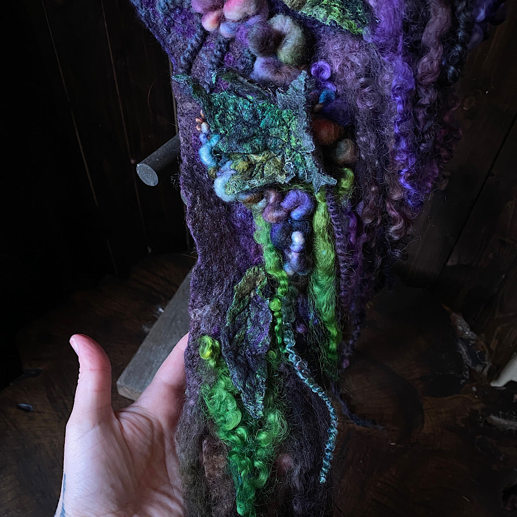 One spell - Felted hood
