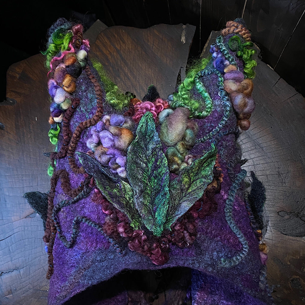 One spell - Felted hood