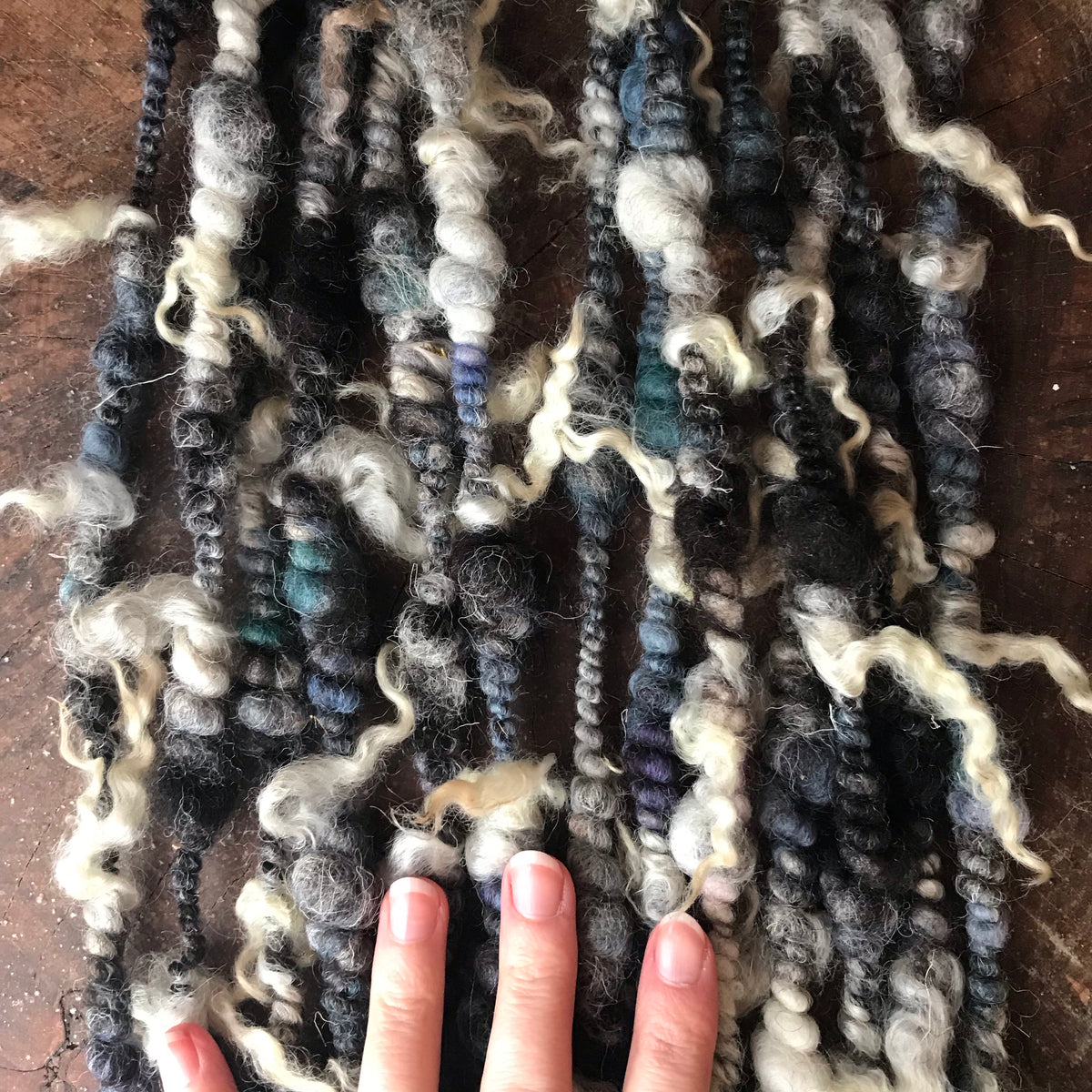 Blue grey art yarn 100g 12y - Mynoush