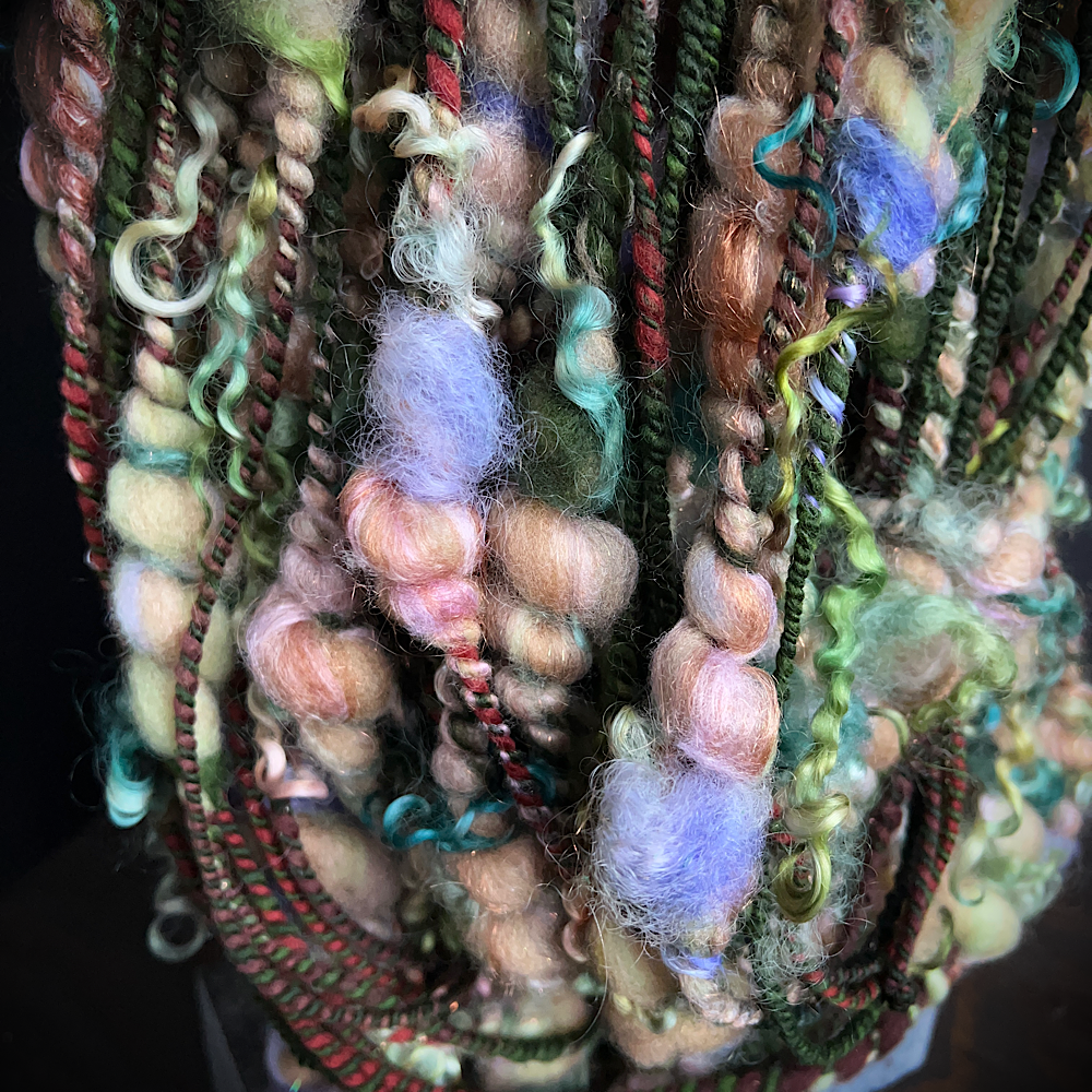 Hand spun art yarn
