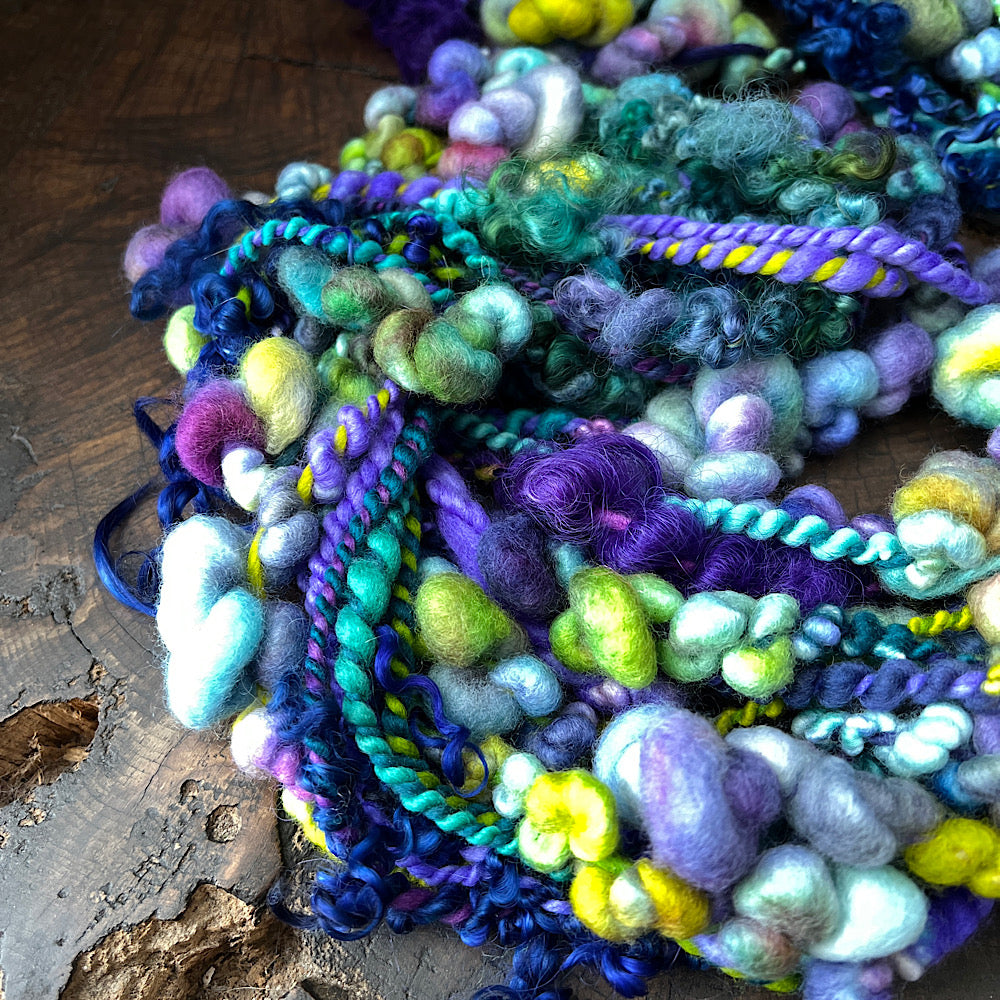 Turquoise intense - art yarn