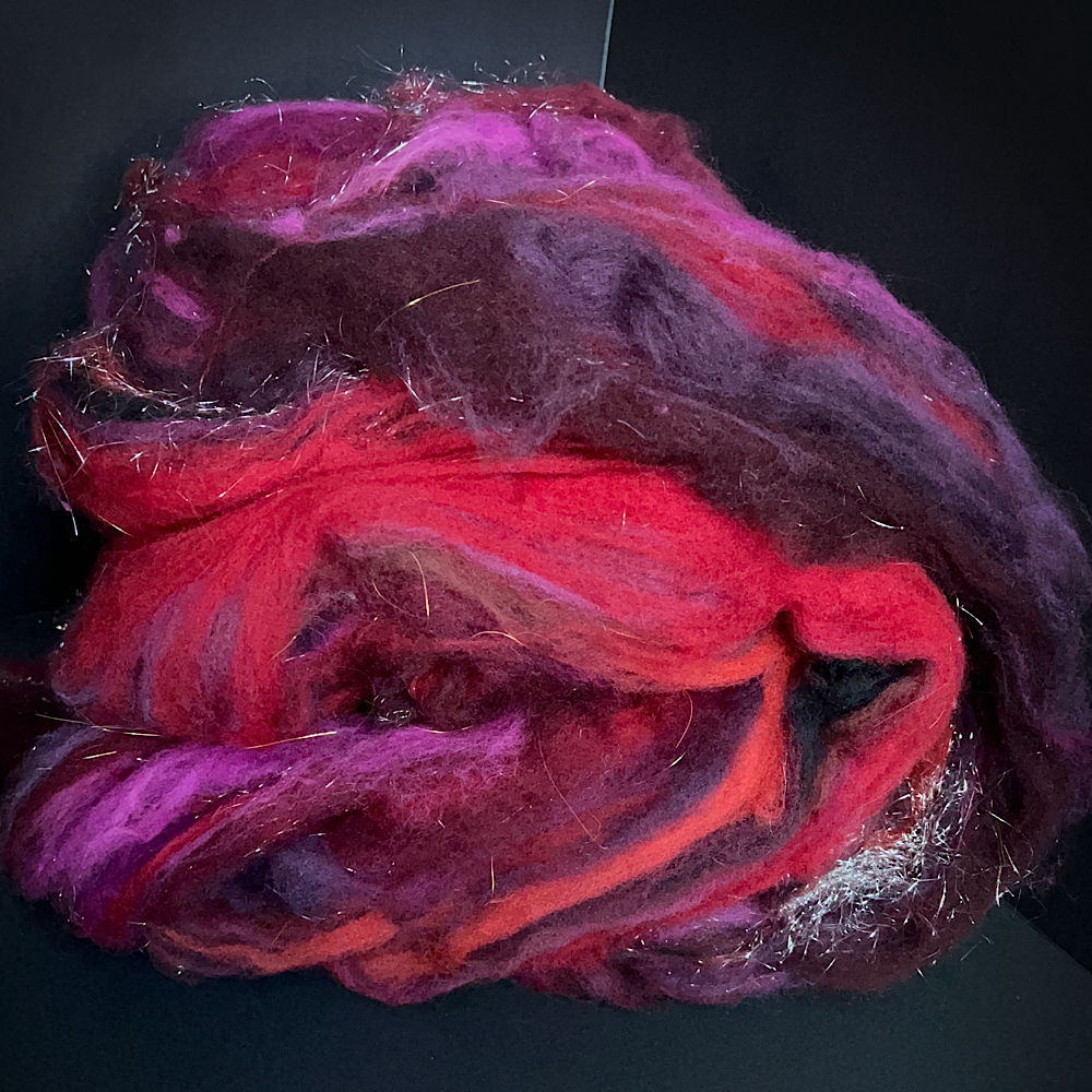 Batt for spinning yarn