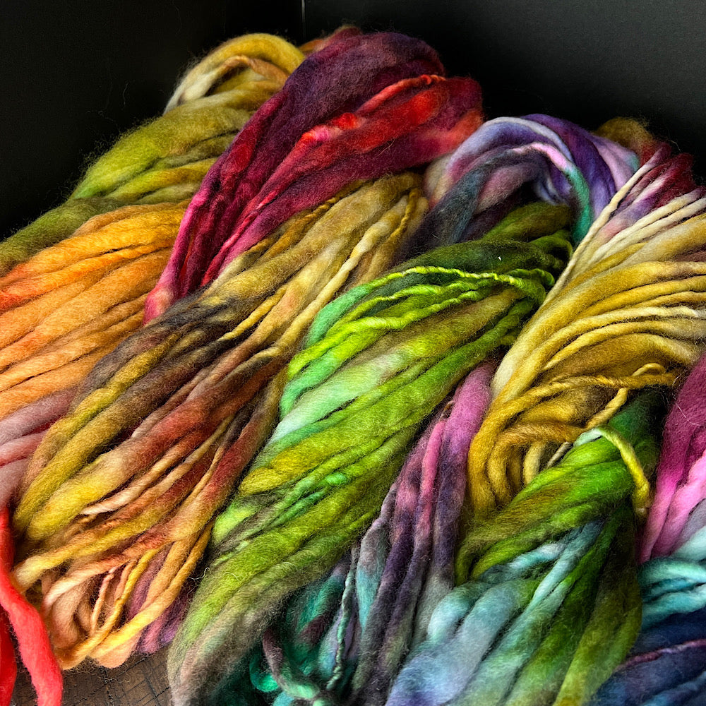Fluffy yarn set of 3 skeins