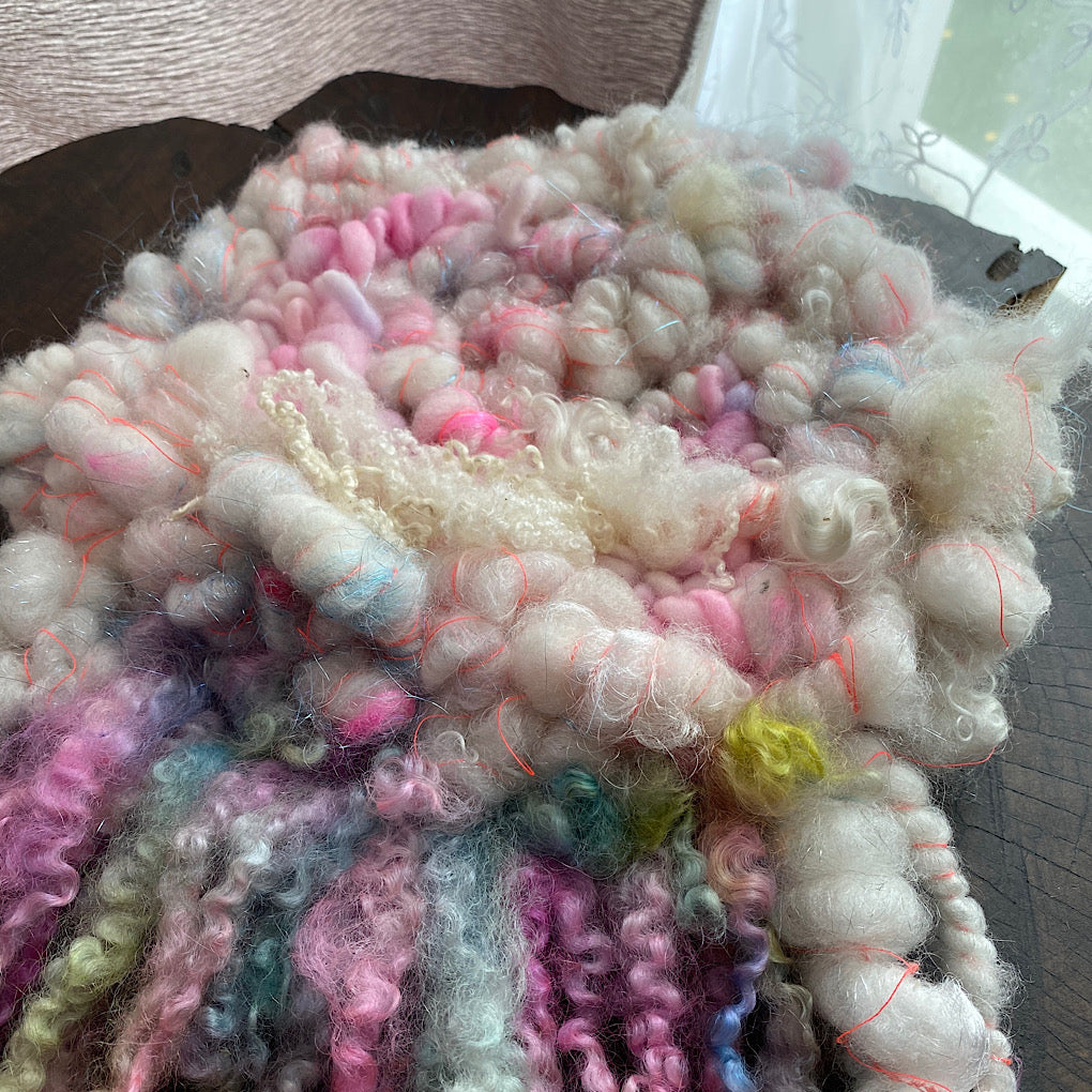 Petals - Round woven wall hanging