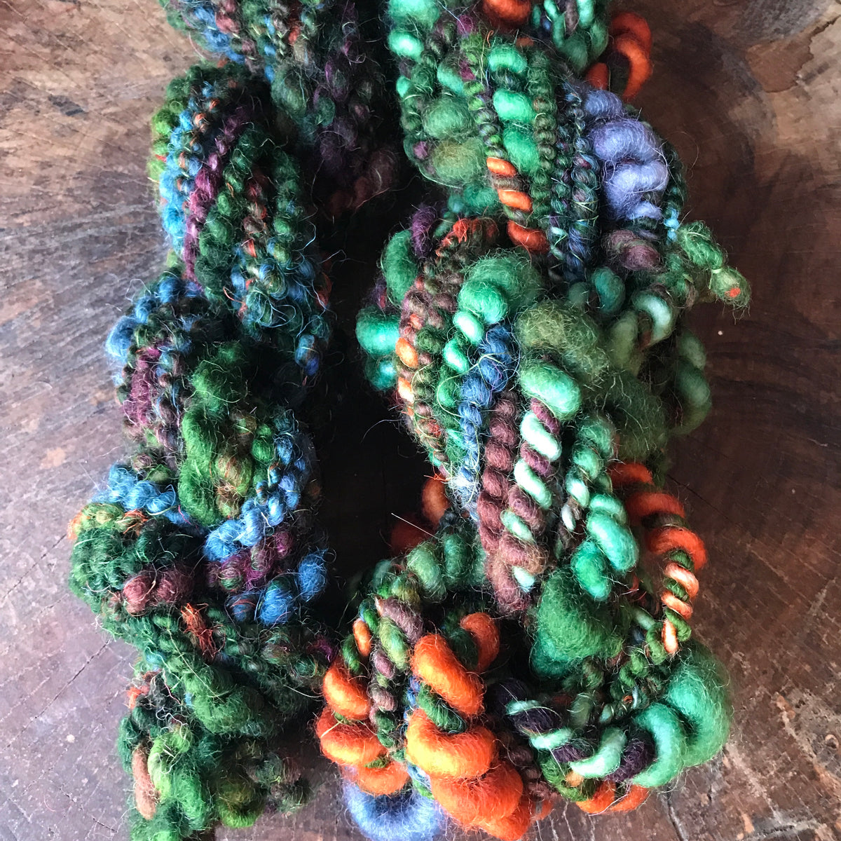 Green art yarn duo 100g - Mynoush