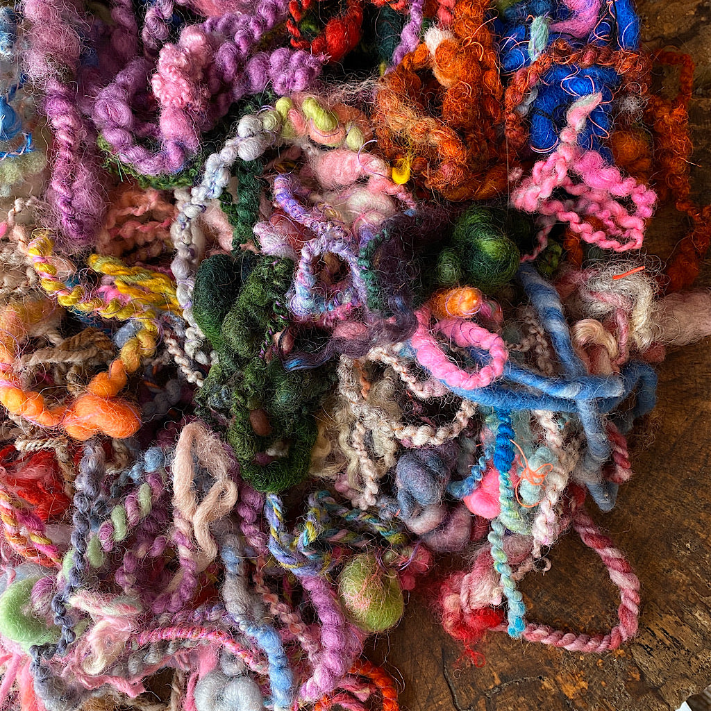 Yarn ends for felters and crafters