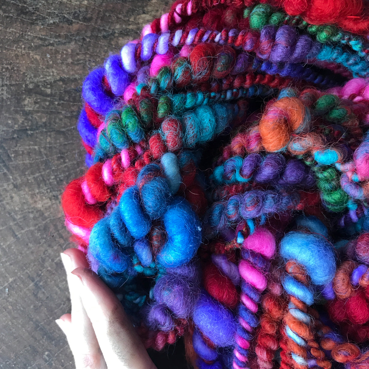 Red rainbow yarn 100g - Mynoush