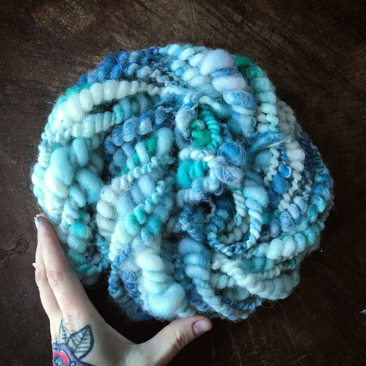 Blue  art yarn 100g - Mynoush