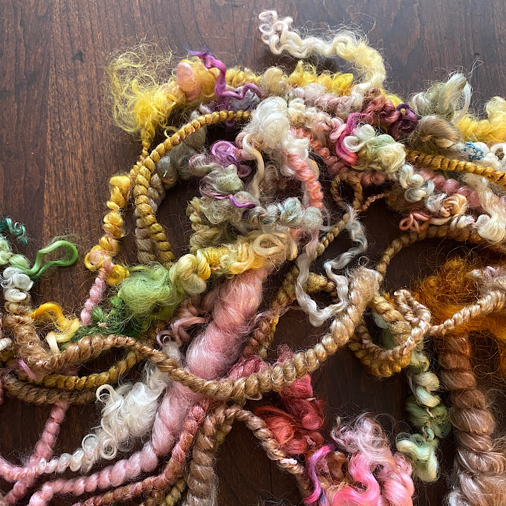 Golden Bloom art yarn