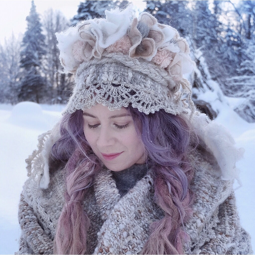Winter fairy crown