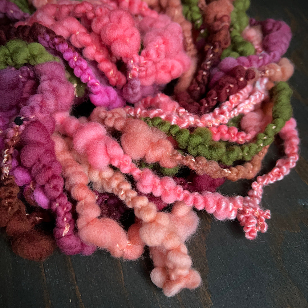 Art yarn for weaving