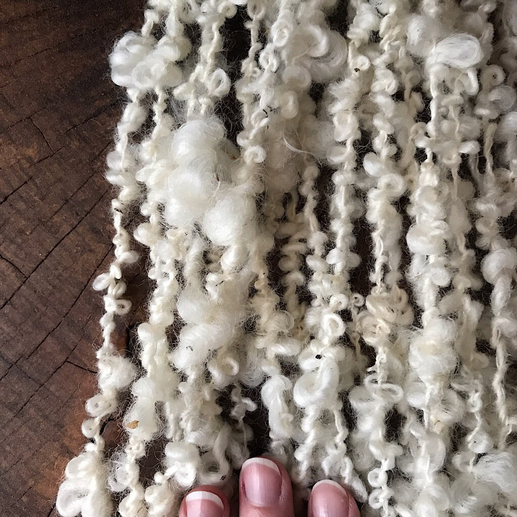 Au naturel Boucle yarn