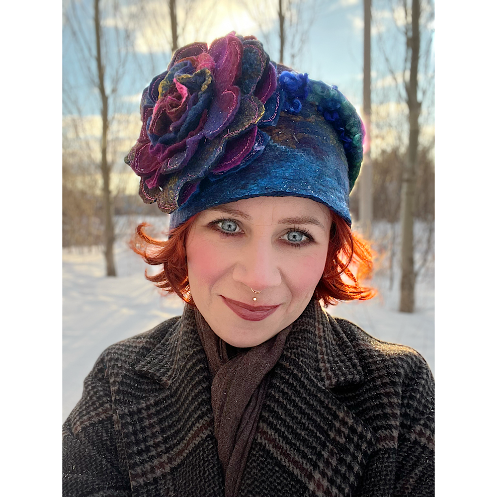 Felted hat size 22” 3/4 small