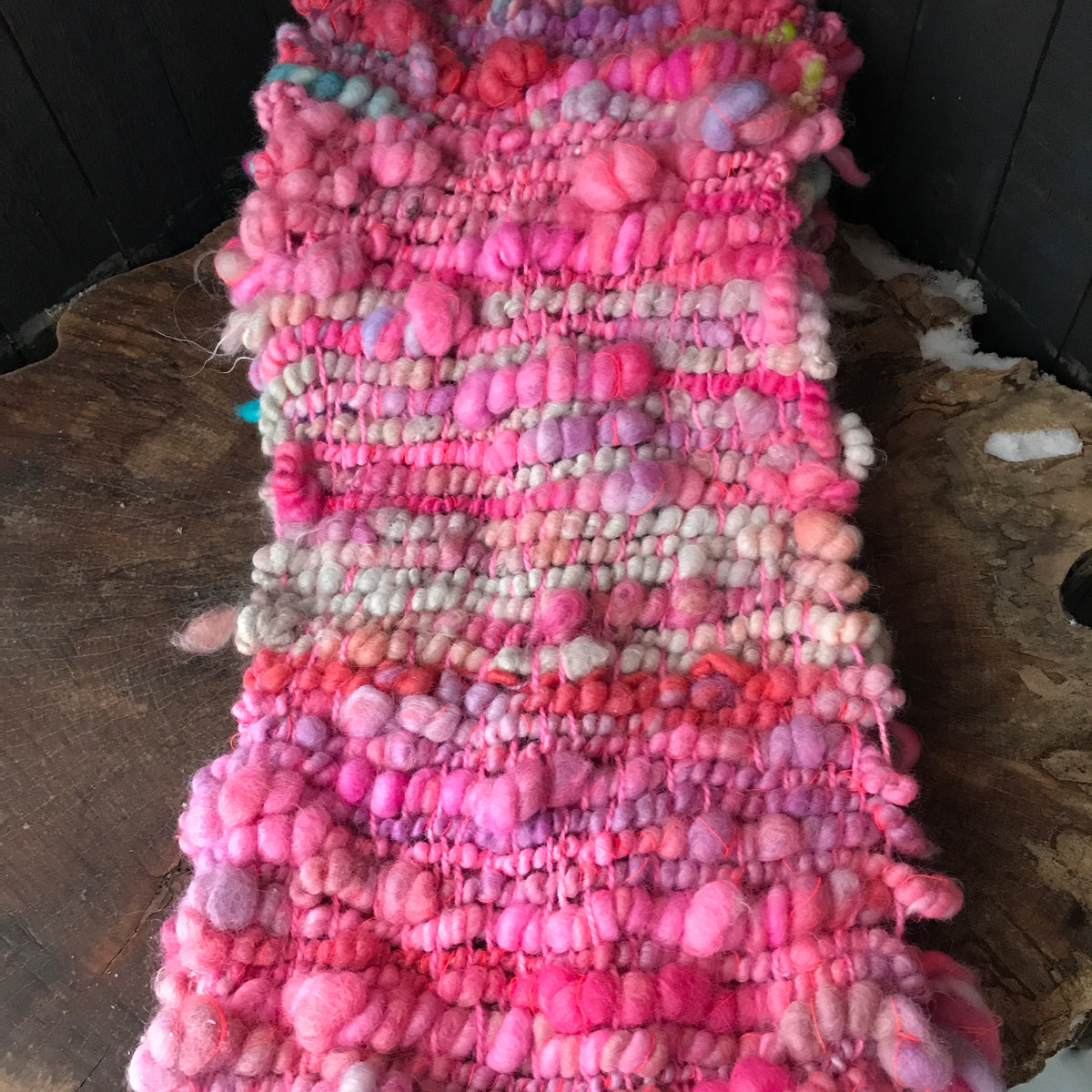 Rainbow scarf wool alpaca- Foulard arc-en-ciel  laine alpaga - Mynoush