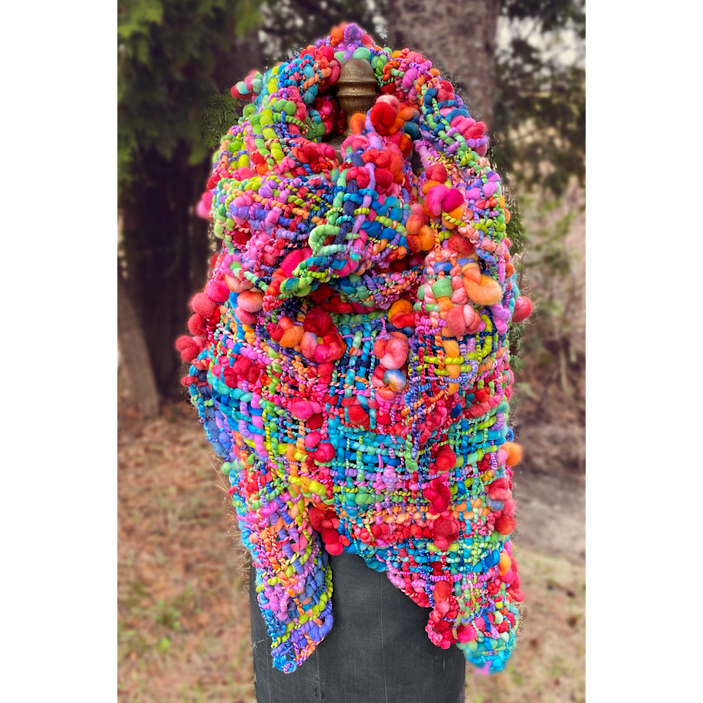 Over the Rainbow shawl