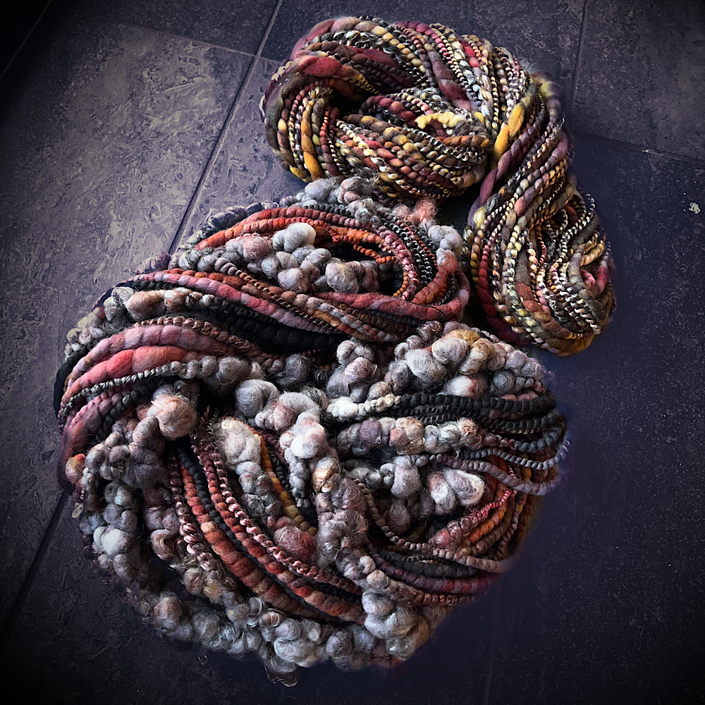 Ambre Smoke - large set of jumbo art yarn 11 oz