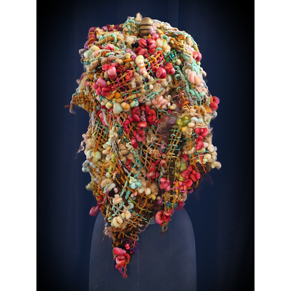 Golden Belle merino silk Shawl