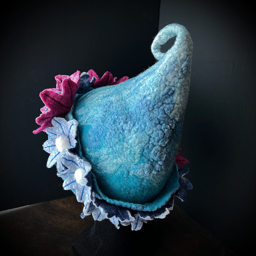 Felted fairy hat 21“ 1/2