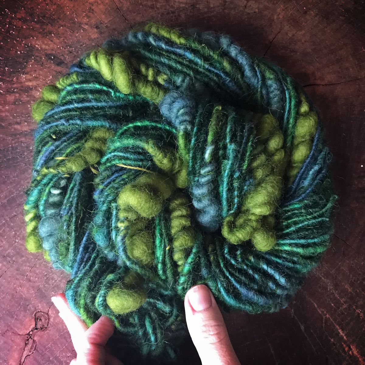 Green  art yarn yarn 70g - Mynoush