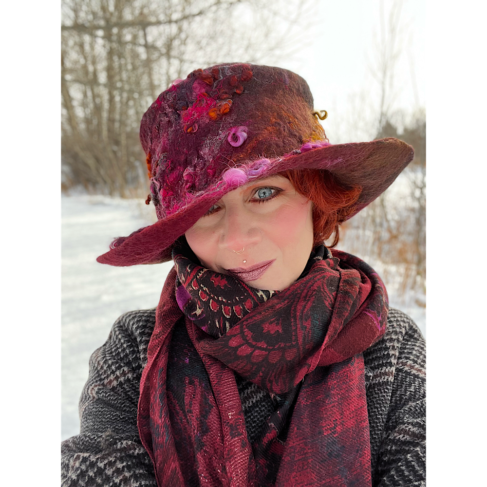Felted hat- 24”