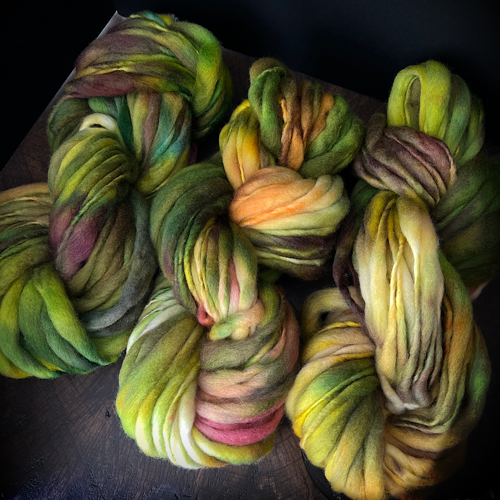 Fluffy yarn set of 3 skeins