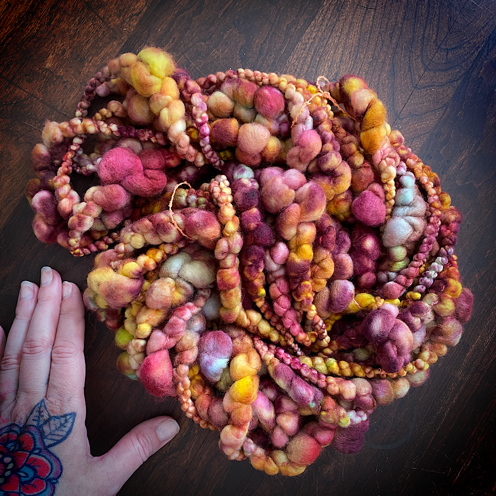 CUSTOM Sovereign Jumbo boucle art yarn